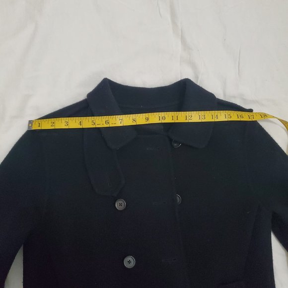 Marc Jacobs Classic Black Wool Peacoat - Picture 5 of 7